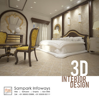 3d interior design - Sampark Infoways