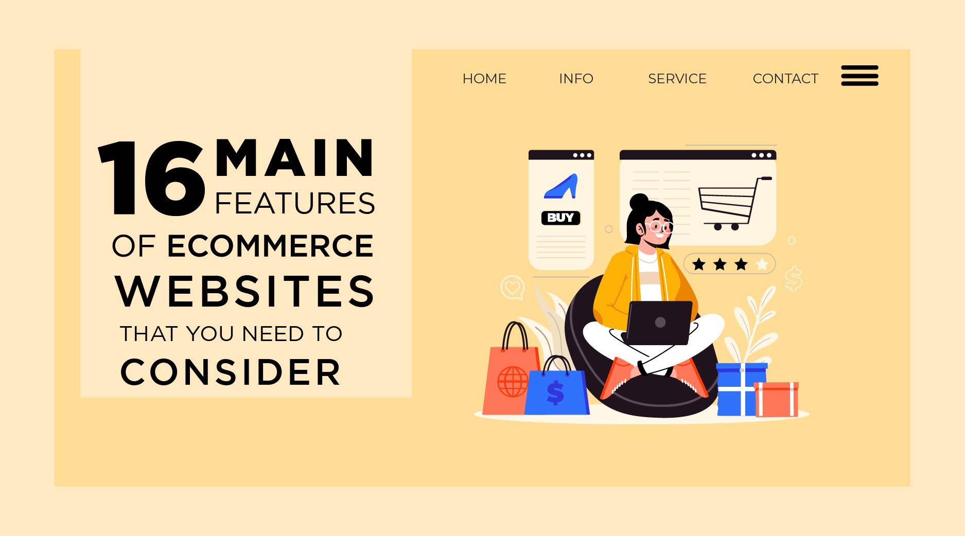 16 Main Features of Ecommerce Websites that you need to Consider